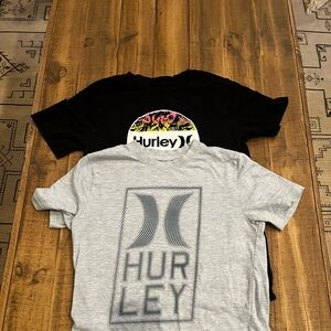 Set of two boys size medium Hurley T-shirts